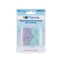 Маркировочные кольца GAMMA пластик 20 шт d 26 мм в блистере MKB-20