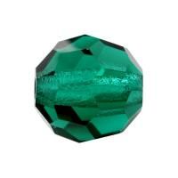 Бусины Чехия PRECIOSA 451-19-602 8 мм 1 шт 10 темно-зеленый/emerald