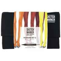 Набор маркеров SKETCHMARKER Brush Fashion 2 24 шт MPSMB-24FASH2