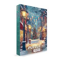 Пазл 1500 элементов ФРЕЯ "Улица новогодних чудес" PZL-1500/34