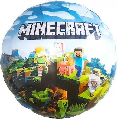 Шар фигурный FALALI Круг. Minecraft №1 46 см 1 шт SF-24471S