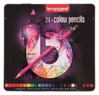 Набор цветных карандашей BRUYNZEEL 24 шт розовая упаковка MP60212124