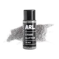 Жидкий глиттер ARL. Liquid Glitter серебро 20мл ARL-LIQ-GLIT-02