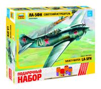 Сборная модель: Самолет "Ла-5ФН", подарочный набор, З-7203ПН