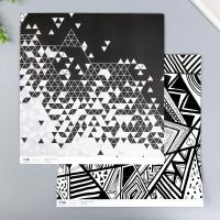 Бумага для скрапбукинга двусторонняя 10 л 30.5 x 32 см 180 г/м2 "Стиль" SIM-7986332