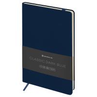 Записная книжка A5 96л. Greenwich Line "Classic. Dark blue" ЛАЙТ, кожзам, с резинкой, блок без линовки RE-NA5е_51436