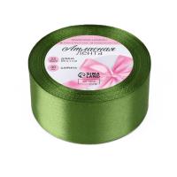 Лента атласная 40 мм x 23 ± 1 м, №113 травяной SIM-1218341