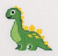 Набор для вышивания KLART "Динозаврик" 10.5 x 10.5 см 12-011
