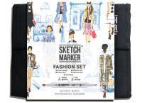 Набор маркеров SKETCHMARKER Fashion Design 36 шт дизайн одежды + сумка органайзер MP36fash
