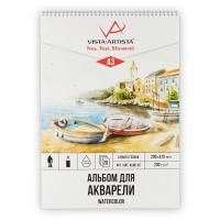Альбом для акварели VISTA-ARTISTA 200 г/м2 А3 29 х 41 см 20 л, Гознак, на спирали ALWG-02