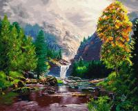Картина по номерам: Осень в горах 40 x 50 см CV-GX29439