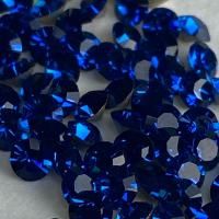 Стразы PRECIOSA 431-11-615 s SS08 цветн. 2.4 мм стекло 144 шт в пакете М.С.Chaton MAXIMA т.голубой (capri blue 60310)