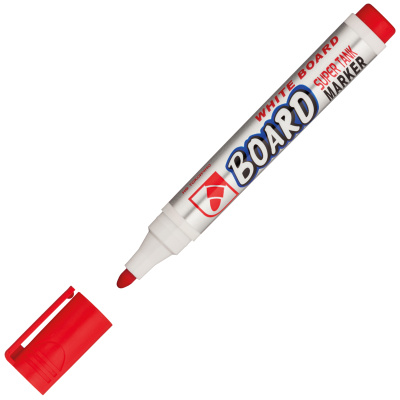 Маркер для белых досок Crown "Multi Board" 3 мм, пулевидный, красный RE-CBM-10003