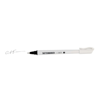 Ручка капиллярная (линер) SKETCHMARKER 0.05 мм черный NP-SMPL-005