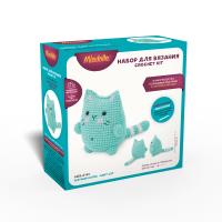 Набор для вязания "Miadolla" Мятный котик AMG-0143