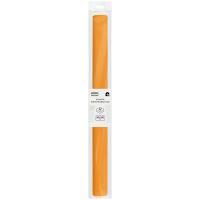 Бумага крепированная ТРИ СОВЫ 50 x 250 см 32 г/м2 светло-оранжевая, в рулоне, пакет с европодвесом RE-CR_43953