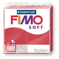 Полимерная глина FIMO Soft 57 г вишневый 8020-s-57-26