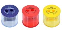 Точилка KUM 218 T Color-Combi, 2 отверстия, для цветных и простых карандашей, контейнер KUM-1050471