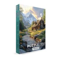 Пазл 1500 элементов ФРЕЯ "Дом у горной реки" PZL-1500/37