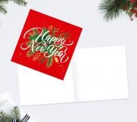Мини-открытка Happy New Year, 7 × 7 см   4358784