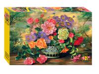 Пазл Step Puzzle 1000 "Юбилейная коллекция. Цветы в вазе" STP-79255