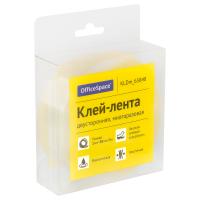 Клей-лента двусторонняя многоразовая OfficeSpace 30 мм x 2 мм x 3 м RE-KLDm_65848