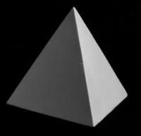 Гипсовая фигура. Правильная пирамида EK30-308