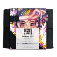Набор маркеров SKETCHMARKER People 36 шт + сумка органайзер MPSM-36PEOP