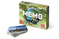 Настольная игра: Нескучные игры "Мемо. Весь мир", 50 карточек, картонная коробка RE-7204