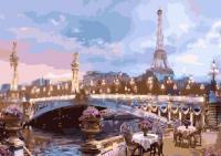 Картина по номерам: Вечер в Париже 40 x 50 см CV-GX9012