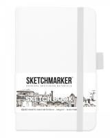 Блокнот для зарисовок SKETCHMARKER 140 г/м2 9 x 14 см 80 л, твердая обложка, Белый MP2314101SM