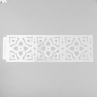 Трафарет Бордюр геометрические цветы 40 х 12 см, пластиковый SIM-9809282