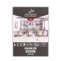 Альбом для эскизов VISTA-ARTISTA 150 г/м2 А5 14.8 х 21 см 20 л, склейка DMN-A5