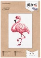 Набор для вышивания KLART "Фламинго" 10 х 14 см 8-452