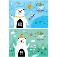 Альбом для рисования 40л. A4 ArtSpace "Рисунки. Bear hug" на склейке RE-А40кл_36142