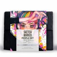 Набор маркеров SKETCHMARKER People 36 шт + сумка органайзер MPSM-36PEOP