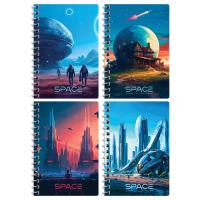 Записная книжка A6 80л. BG "Future style" на гребне RE-ЗК6гр80_12796