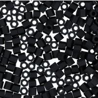 Бисер Япония TOHO 11/0 HEXAGON №2 2.2 мм 5 г №0049F черный матовый TOHO-HEX-2.2-0049F