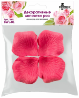 Декоративные лепестки роз BOOMZEE 5 x 5 см 100 шт №04 красный BWL-01-04