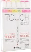 Набор маркеров TOUCH BRUSH 6 цв флюоресцентные цвета MP1200623