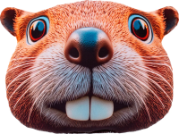 Игрушка-антистресс мягкая Tallula Бобёр-кругляш, 20 см UT-202008s