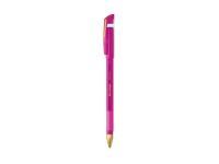 Ручка шариковая Berlingo "xGold" розовая, 0.7 мм, игольчатый стержень, грип RE-CBp_07505