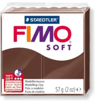 Полимерная глина FIMO Soft 57 г шоколадный 8020-s-57-75