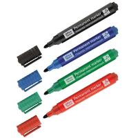 Маркер перманентный OfficeSpace "8004А" 3 мм, пулевидный