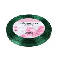 Лента атласная 6 мм x 23 ± 1 м, №128 тёмно-зелёный SIM-1218089