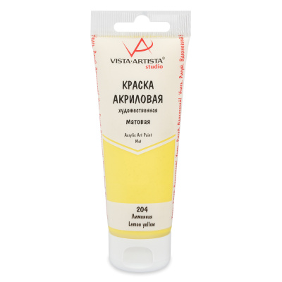 Краска акриловая VISTA-ARTISTA Studio 75 мл матовая VAAM-75