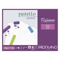 Альбом для пастели FABRIANO Tiziano 160 г/м2 23 x 30.5 см 24 л, белые, склейка по 1 стороне MP46423305