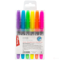 Набор текстовыделителей Berlingo "Textline HL400" 6 цв 0.5-4 мм, европодвес RE-T8030