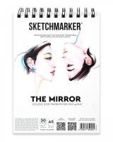 Скетчбук SKETCHMARKER The Mirror 220 г/м2 A5 30 л, на спирали MPDSPADA5