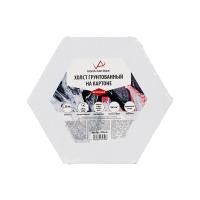 Холст грунтованный на картоне VISTA-ARTISTA шестигранный 280 г/м2 VCPH-30